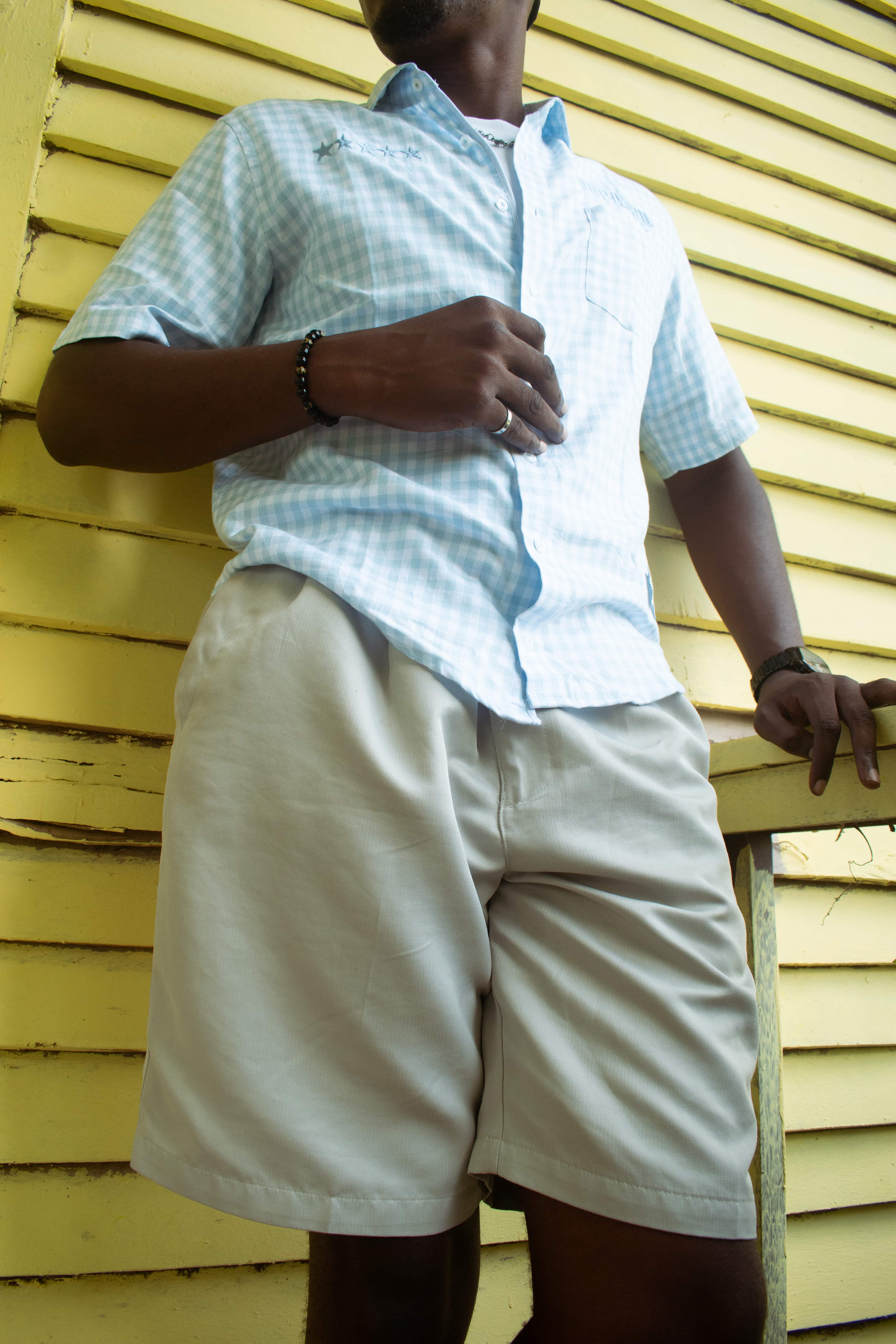 PAPANDU Signature Gingham Detail — Editorial Campaign (Model: Tolu)